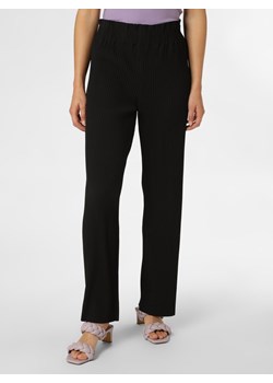 Y.A.S Spodnie  Kobiety Sztuczne włókno czarny jednolity ze sklepu vangraaf w kategorii Spodnie damskie - zdjęcie 146525564