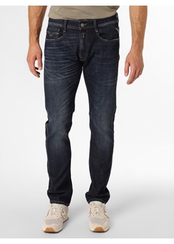 Replay Męskie jeansy Mężczyźni Bawełna dark stone jednolity ze sklepu vangraaf w kategorii Jeansy męskie - zdjęcie 146525834