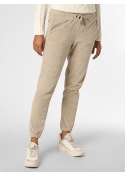 Juvia - Spodnie dresowe damskie – Conny, beżowy|szary ze sklepu vangraaf w kategorii Spodnie damskie - zdjęcie 146526852
