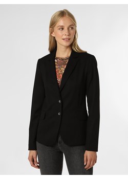 Betty & Co Blezer damski Kobiety Sztuczne włókno czarny jednolity ze sklepu vangraaf w kategorii Marynarki damskie - zdjęcie 146526994