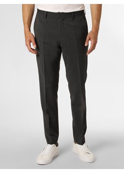 BOSS Męskie spodnie od garnituru modułowego Mężczyźni Slim Fit Sztuczne włókno antracytowy marmurkowy ze sklepu vangraaf w kategorii Spodnie męskie - zdjęcie 146527204