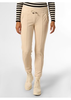 TONI Spodnie  Kobiety Sztuczne włókno piaskowy jednolity ze sklepu vangraaf w kategorii Spodnie damskie - zdjęcie 146527251