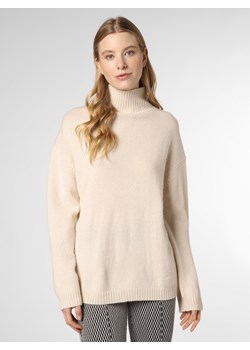 IPURI Sweter damski z dodatkiem alpaki Kobiety Wełna beżowy jednolity ze sklepu vangraaf w kategorii Swetry damskie - zdjęcie 146527291