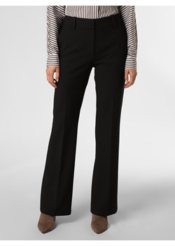 HUGO Spodnie Kobiety Sztuczne włókno czarny jednolity ze sklepu vangraaf w kategorii Spodnie damskie - zdjęcie 146527363