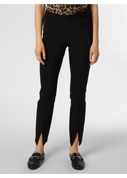 Cambio Spodnie Kobiety Sztuczne włókno czarny jednolity ze sklepu vangraaf w kategorii Spodnie damskie - zdjęcie 146527603