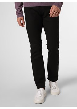 Pierre Cardin Spodnie  Mężczyźni Bawełna czarny wypukły wzór tkaniny ze sklepu vangraaf w kategorii Spodnie męskie - zdjęcie 146527813