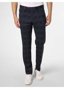 Finshley & Harding - Męskie spodnie od garnituru modułowego – Mitch, niebieski ze sklepu vangraaf w kategorii Spodnie męskie - zdjęcie 146527824
