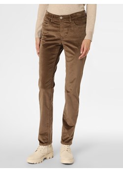 BRAX Spodnie Kobiety Bawełna brązowy jednolity ze sklepu vangraaf w kategorii Spodnie damskie - zdjęcie 146527890