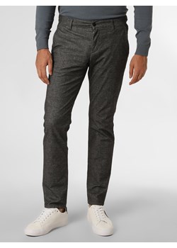 Alberto Spodnie  Mężczyźni Bawełna szary marmurkowy ze sklepu vangraaf w kategorii Spodnie męskie - zdjęcie 146528203