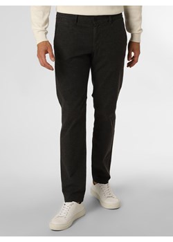 Alberto Spodnie Mężczyźni Bawełna antracytowy marmurkowy ze sklepu vangraaf w kategorii Spodnie męskie - zdjęcie 146528204