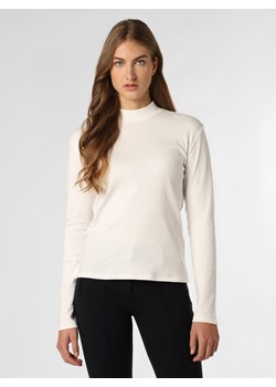 Marie Lund Damska koszulka z długim rękawem Kobiety Bawełna écru jednolity ze sklepu vangraaf w kategorii Bluzki damskie - zdjęcie 146528710
