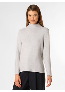 VG Sweter damski Kobiety Bawełna jasny szary marmurkowy ze sklepu vangraaf w kategorii Swetry damskie - zdjęcie 146528943