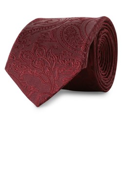 Olymp Level Five Krawat jedwabny męski Mężczyźni Jedwab bordowy wzorzysty ze sklepu vangraaf w kategorii Krawaty - zdjęcie 146529030
