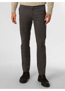 Tommy Hilfiger Spodnie Mężczyźni Bawełna antracytowy jednolity ze sklepu vangraaf w kategorii Spodnie męskie - zdjęcie 146529120