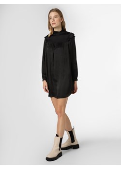 The Kooples Sukienka damska Kobiety Satyna czarny jednolity ze sklepu vangraaf w kategorii Sukienki - zdjęcie 146529172