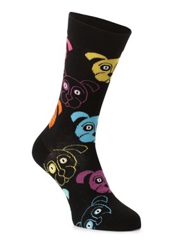 Happy Socks skarpety z drobnej dzianiny Kobiety,Mężczyźni Bawełna czarny wzorzysty ze sklepu vangraaf w kategorii Skarpetki damskie - zdjęcie 146529243