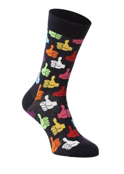Happy Socks skarpety z drobnej dzianiny Kobiety,Mężczyźni Bawełna granatowy wzorzysty ze sklepu vangraaf w kategorii Skarpetki damskie - zdjęcie 146529244