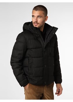 Tom Tailor - Męska kurtka pikowana, czarny ze sklepu vangraaf w kategorii Kurtki męskie - zdjęcie 146581393