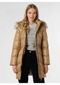 Calvin Klein - Płaszcz puchowy damski, beżowy|brązowy ze sklepu vangraaf w kategorii Kurtki damskie - zdjęcie 146581520