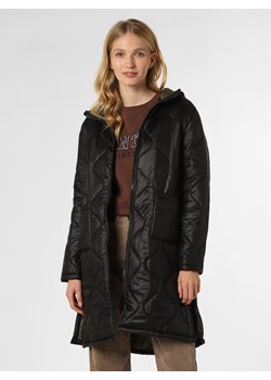 Marie Lund Damski płaszcz pikowany Kobiety Sztuczne włókno czarny jednolity ze sklepu vangraaf w kategorii Kurtki damskie - zdjęcie 146581753