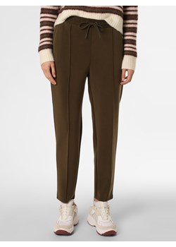 s.Oliver Spodnie Kobiety Sztuczne włókno khaki jednolity ze sklepu vangraaf w kategorii Spodnie damskie - zdjęcie 146582010