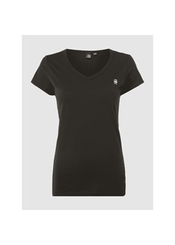 T-shirt o kroju slim fit z dekoltem w serek model ‘Eyben’ ze sklepu Peek&Cloppenburg  w kategorii Bluzki damskie - zdjęcie 146642504