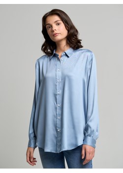Koszula damska satynowa niebieska Selma 400 ze sklepu Big Star w kategorii Koszule damskie - zdjęcie 146691721