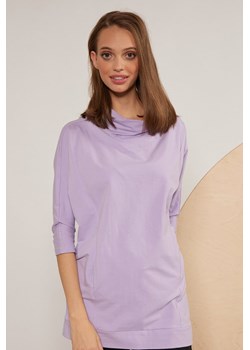 Długa bluza z półgolfem ze sklepu MONNARI w kategorii Bluzy damskie - zdjęcie 146728450