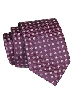 Męski Krawat - Bordo w Grochy - Angelo di Monti  KRADM1952 ze sklepu JegoSzafa.pl w kategorii Krawaty - zdjęcie 146748302
