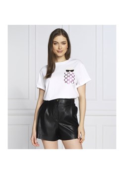 Karl Lagerfeld T-shirt Ikonik Pocket | Regular Fit ze sklepu Gomez Fashion Store w kategorii Bluzki damskie - zdjęcie 146767030