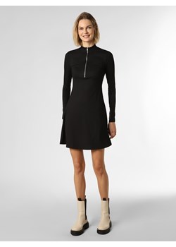 Calvin Klein Jeans Sukienka damska Kobiety Stretch czarny wypukły wzór tkaniny ze sklepu vangraaf w kategorii Sukienki - zdjęcie 146792114