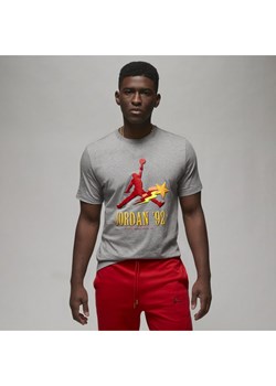 T-shirt męski Jordan - Szary ze sklepu Nike poland w kategorii T-shirty męskie - zdjęcie 146819414