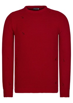 Sweter w kolorze czerwonym ze sklepu Limango Polska w kategorii Swetry męskie - zdjęcie 146859410