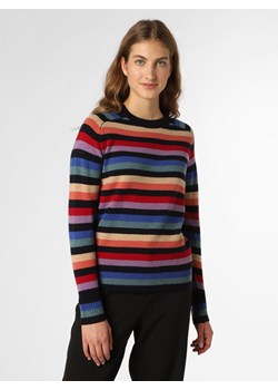 Franco Callegari Damski sweter z wełny merino Kobiety Wełna merino wielokolorowy w paski ze sklepu vangraaf w kategorii Swetry damskie - zdjęcie 146941714