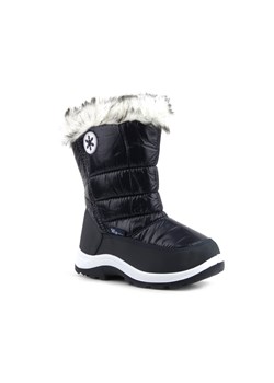 Śniegowce, ciepłe buty zimowe dziecięce - WOJTYŁKO 23036, granatowe ze sklepu ulubioneobuwie w kategorii Buty zimowe dziecięce - zdjęcie 146941944