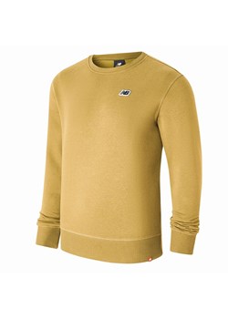 Bluza New Balance MT23601GHO - żółta ze sklepu streetstyle24.pl w kategorii Bluzy męskie - zdjęcie 146956130