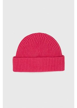 Abercrombie &amp; Fitch czapka kolor różowy ze sklepu ANSWEAR.com w kategorii Czapki zimowe męskie - zdjęcie 147031114