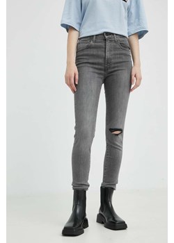 Levi&apos;s jeansy MILE HIGH SUPER SKINNY damskie high waist ze sklepu ANSWEAR.com w kategorii Jeansy damskie - zdjęcie 147031704