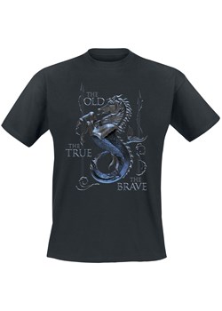 Gra o Tron - House of the Dragon - Old, True, Brave - T-Shirt - czarny ze sklepu EMP w kategorii T-shirty męskie - zdjęcie 147047831