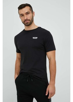 Moschino Underwear t-shirt lounge kolor czarny z aplikacją ze sklepu ANSWEAR.com w kategorii T-shirty męskie - zdjęcie 147080494