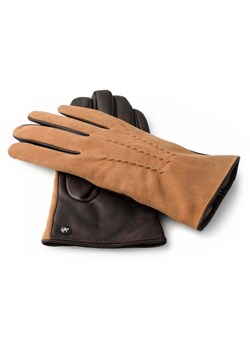 napoSUEDE (brązowy/jasny brązowy) - M ze sklepu napo gloves w kategorii Rękawiczki męskie - zdjęcie 147144550