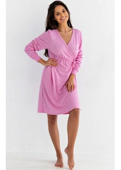 Szlafrok Pinkey Pink, Kolor różowy, Rozmiar S/M, SENSIS ze sklepu Intymna w kategorii Szlafroki damskie - zdjęcie 147179143