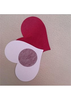 Naklejki zakrywające sutki serca - Serce / Różowy ze sklepu Maybella.pl w kategorii Akcesoria do bielizny - zdjęcie 147238381