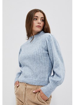 Sweter z bufiastymi rękawami ze sklepu Moodo.pl w kategorii Swetry damskie - zdjęcie 147245201