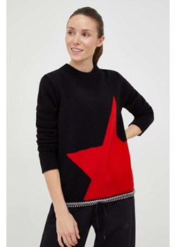 Newland sweter wełniany damski kolor czarny ze sklepu ANSWEAR.com w kategorii Swetry damskie - zdjęcie 147272230