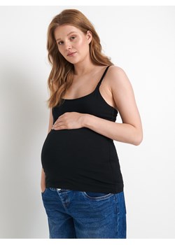 Sinsay - Top na ramiączkach MAMA - Czarny ze sklepu Sinsay w kategorii Bluzki ciążowe - zdjęcie 147307673
