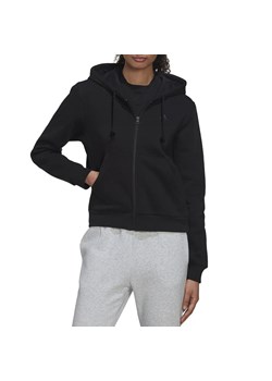Bluza adidas All SZN Fleece Full-Zip Hoodie HC8848 - czarna ze sklepu streetstyle24.pl w kategorii Bluzy damskie - zdjęcie 147310214