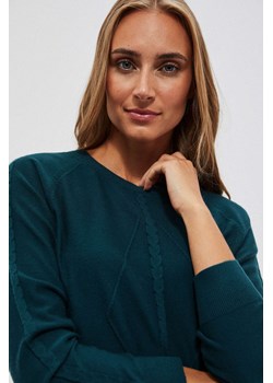Sweter z warkoczem ze sklepu Moodo.pl w kategorii Swetry damskie - zdjęcie 147311242