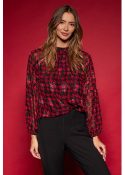 Wzorzysta bluzka ze stójką ze sklepu MONNARI w kategorii Bluzki damskie - zdjęcie 147325404