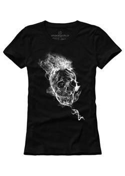 T-shirt damski UNDERWORLD Smoke Skull ze sklepu morillo w kategorii Bluzki damskie - zdjęcie 147342462